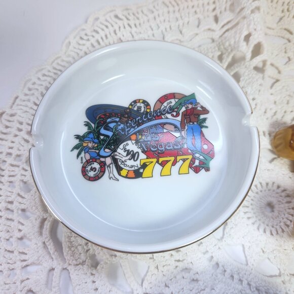 Las Vegas Ashtrays Lot of 3 Vintage Collectible Casino Souvenir - Picture 2 of 8